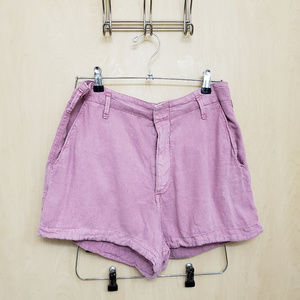Abercrombie & Fitch Linen Pink Shorts